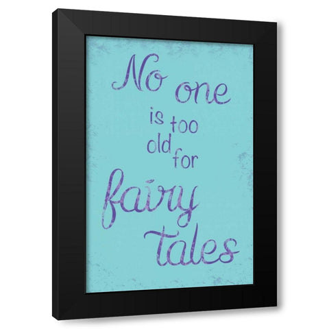 Fairy Tales Black Modern Wood Framed Art Print by Gibbons, Lauren