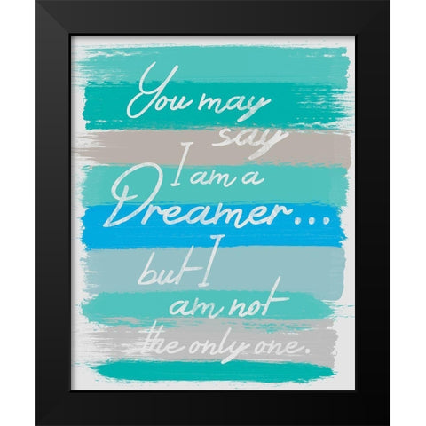 Dreamer Black Modern Wood Framed Art Print by Gibbons, Lauren