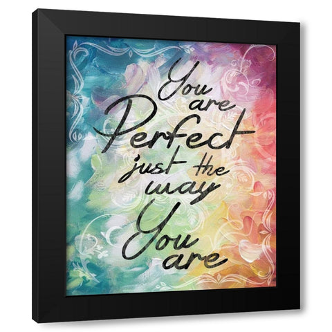 Perfect Black Modern Wood Framed Art Print with Double Matting by Gibbons, Lauren