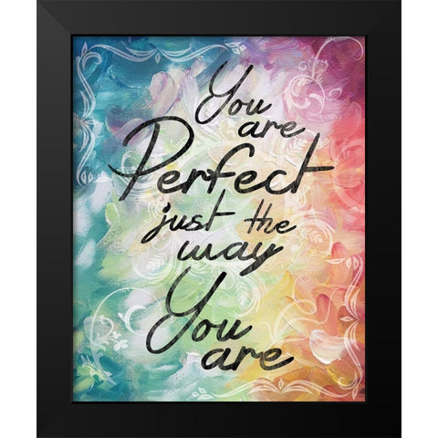 Perfect Black Modern Wood Framed Art Print by Gibbons, Lauren
