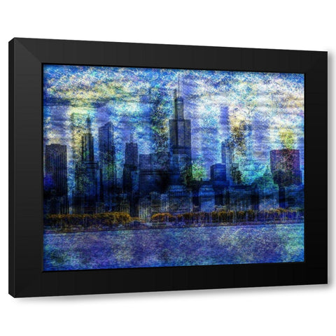 Citiscape New 3 Black Modern Wood Framed Art Print with Double Matting by Gibbons, Lauren