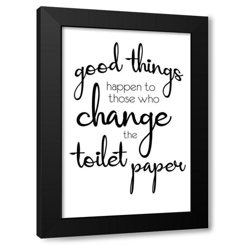 Good Things Black Modern Wood Framed Art Print by Gibbons, Lauren
