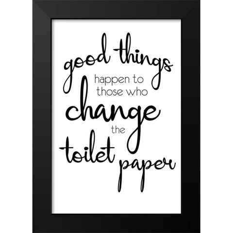 Good Things Black Modern Wood Framed Art Print by Gibbons, Lauren