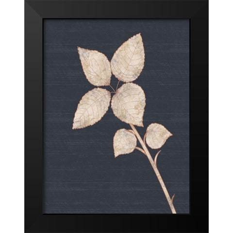 Flower 2 Black Modern Wood Framed Art Print by Gibbons, Lauren