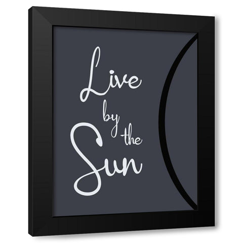 Sun Living Black Modern Wood Framed Art Print by Gibbons, Lauren