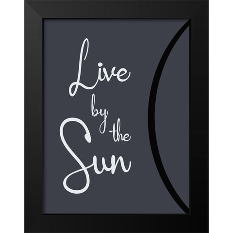 Sun Living Black Modern Wood Framed Art Print by Gibbons, Lauren
