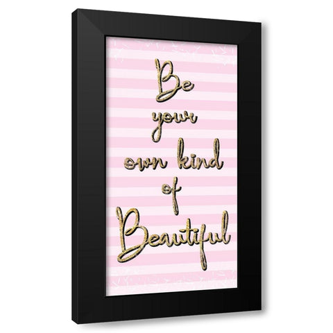 Glamour Beautiful Black Modern Wood Framed Art Print by Gibbons, Lauren