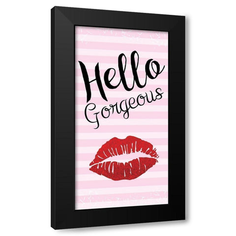 Glamour Gorgeous Black Modern Wood Framed Art Print by Gibbons, Lauren