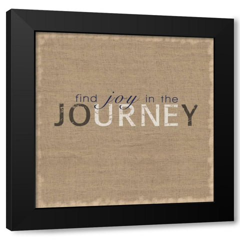 Find Joy in The Journey Black Modern Wood Framed Art Print with Double Matting by Gibbons, Lauren