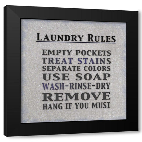 Gray Rukes Black Modern Wood Framed Art Print with Double Matting by Gibbons, Lauren