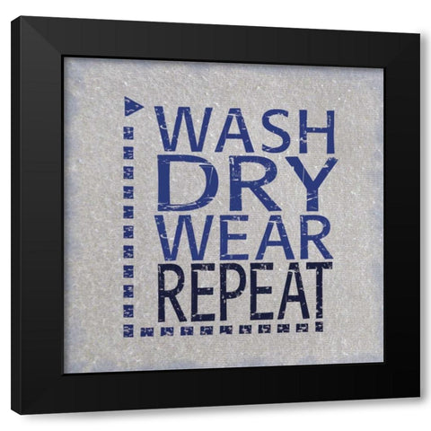 Gray Wash Black Modern Wood Framed Art Print with Double Matting by Gibbons, Lauren