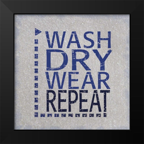 Gray Wash Black Modern Wood Framed Art Print by Gibbons, Lauren