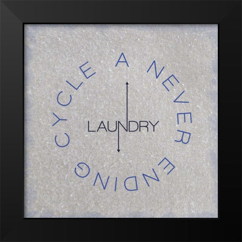 Never Ending Cycle Black Modern Wood Framed Art Print by Gibbons, Lauren