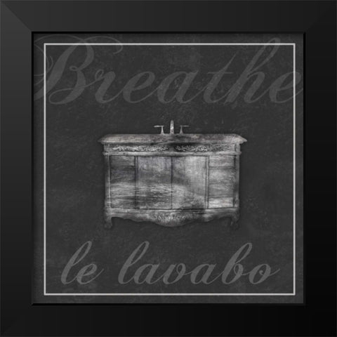 French Sink Black Modern Wood Framed Art Print by Gibbons, Lauren