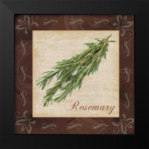 Rosemary Black Modern Wood Framed Art Print by Gibbons, Lauren