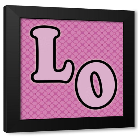 Part LO Black Modern Wood Framed Art Print with Double Matting by Gibbons, Lauren