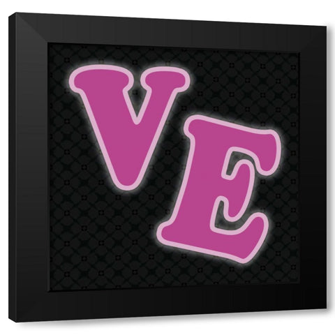 Part VE Black Modern Wood Framed Art Print with Double Matting by Gibbons, Lauren