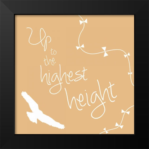 Highest Height Black Modern Wood Framed Art Print by Gibbons, Lauren