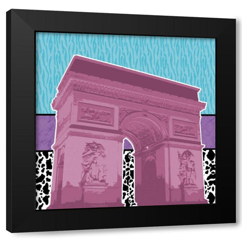 Highlighter Triomphe Black Modern Wood Framed Art Print with Double Matting by Gibbons, Lauren