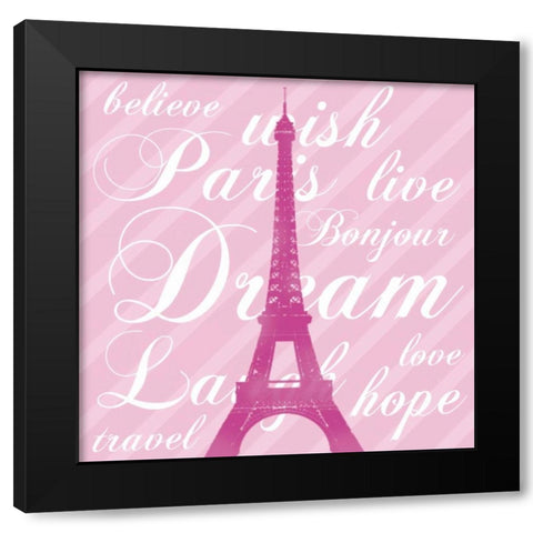 Paris Dream 5 Black Modern Wood Framed Art Print by Gibbons, Lauren