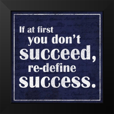 Success Black Modern Wood Framed Art Print by Gibbons, Lauren