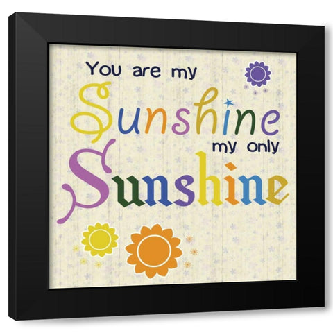 Sunshine 2 Black Modern Wood Framed Art Print with Double Matting by Gibbons, Lauren