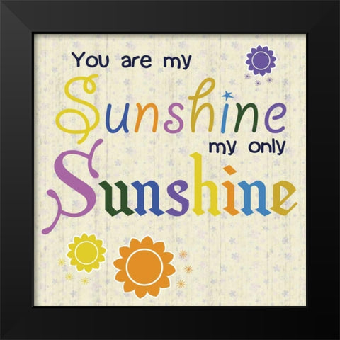 Sunshine 2 Black Modern Wood Framed Art Print by Gibbons, Lauren