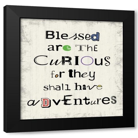 Have  Adventures Black Modern Wood Framed Art Print with Double Matting by Gibbons, Lauren