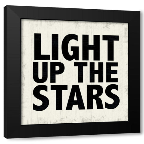 Stars Black Modern Wood Framed Art Print with Double Matting by Gibbons, Lauren