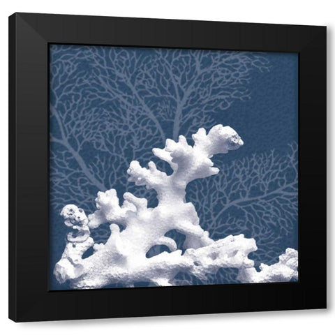 Sea Coral 1 Black Modern Wood Framed Art Print with Double Matting by Gibbons, Lauren