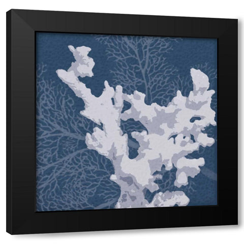 Sea Coral 2 Black Modern Wood Framed Art Print by Gibbons, Lauren