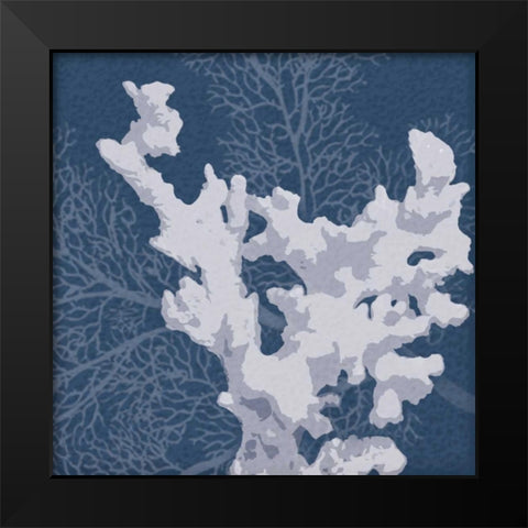 Sea Coral 2 Black Modern Wood Framed Art Print by Gibbons, Lauren