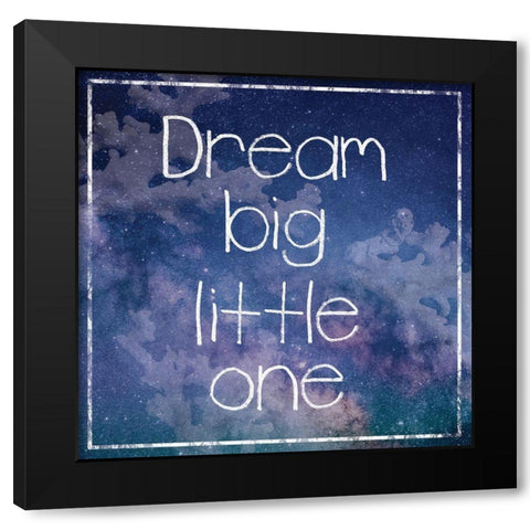 DreamBig Black Modern Wood Framed Art Print by Gibbons, Lauren