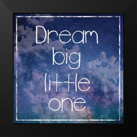 DreamBig Black Modern Wood Framed Art Print by Gibbons, Lauren