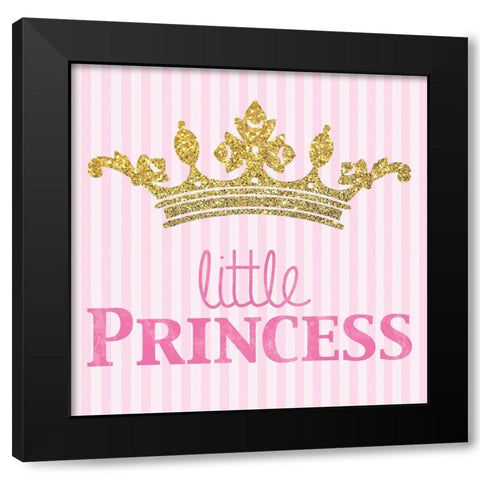 Princess 3 Black Modern Wood Framed Art Print with Double Matting by Gibbons, Lauren