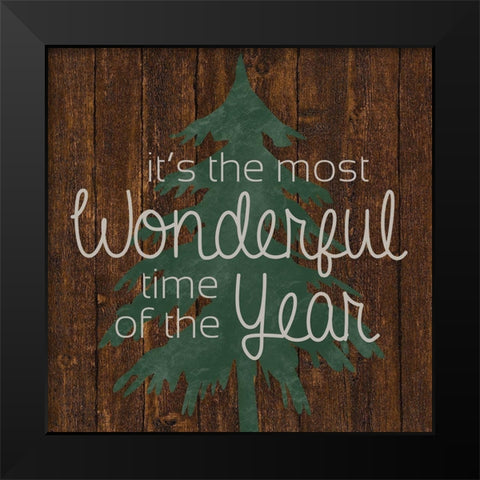 Wonderful Tree Black Modern Wood Framed Art Print by Gibbons, Lauren