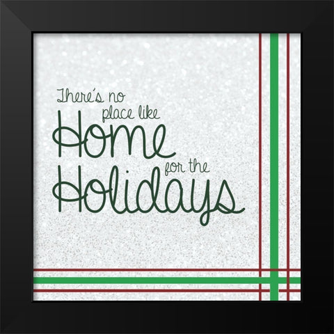 Holidays At Home Black Modern Wood Framed Art Print by Gibbons, Lauren