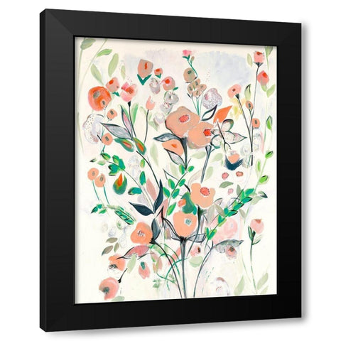 Celebration of Nature Black Modern Wood Framed Art Print by Daisy D
