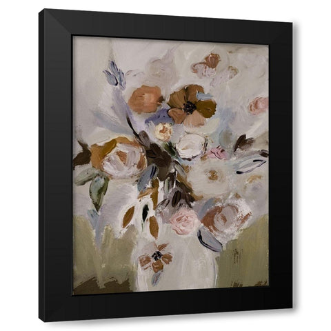 Vase Of Emotions Black Modern Wood Framed Art Print with Double Matting by Daisy D