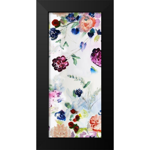 Romance 2 Black Modern Wood Framed Art Print by Daisy D
