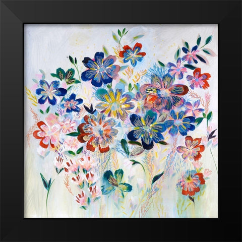 A New Day Black Modern Wood Framed Art Print by Daisy D