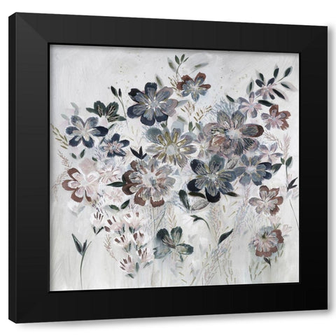 A Soft New Day Black Modern Wood Framed Art Print with Double Matting by Daisy D