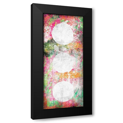 Glow Abstract mate Black Modern Wood Framed Art Print with Double Matting by Grey, Jace