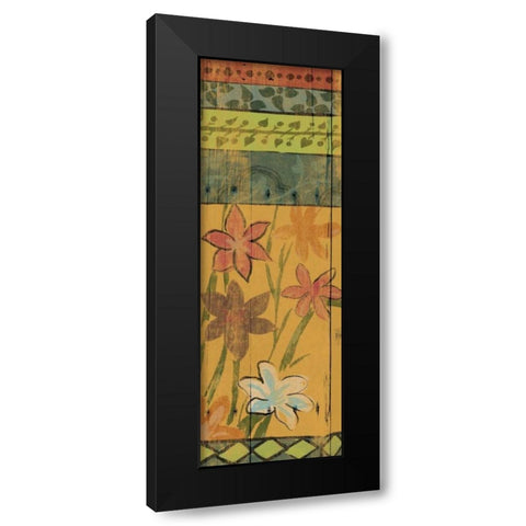 Spanish florals 2 Black Modern Wood Framed Art Print with Double Matting by Grey, Jace