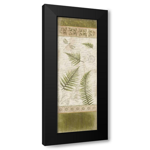 Ferns Black Modern Wood Framed Art Print by Grey, Jace