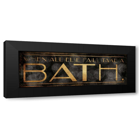 When All Else Fails Black Modern Wood Framed Art Print with Double Matting by Grey, Jace