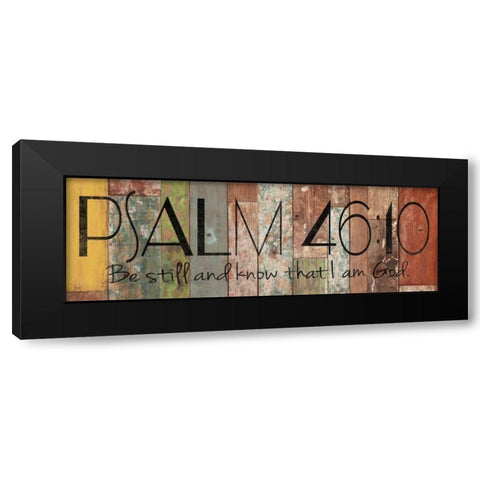 Be Still Black Modern Wood Framed Art Print with Double Matting by Grey, Jace