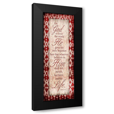 Eternal Life Black Modern Wood Framed Art Print by Grey, Jace