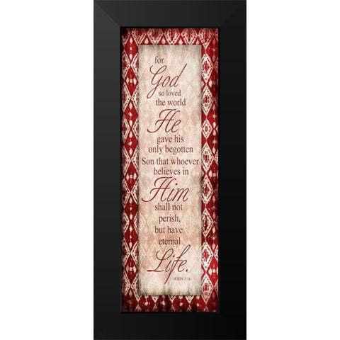 Eternal Life Black Modern Wood Framed Art Print by Grey, Jace