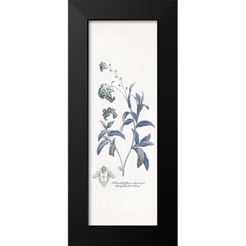Beautiful Flowers Black Modern Wood Framed Art Print by Grey, Jace